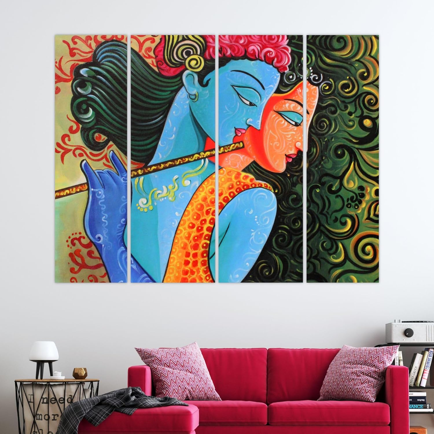 Krishna-tastic Framed Divine Love Wall Art